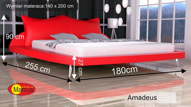Čalouněné postele Amadeus 140x200